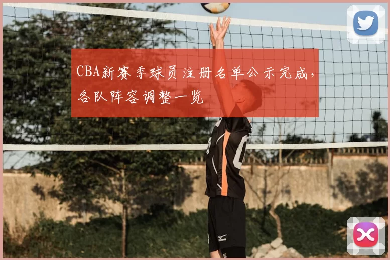 CBA新赛季球员注册名单公示完成，各队阵容调整一览